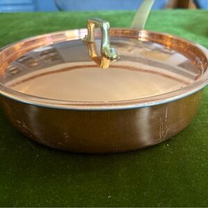 Vintage Copper Pan with Lid